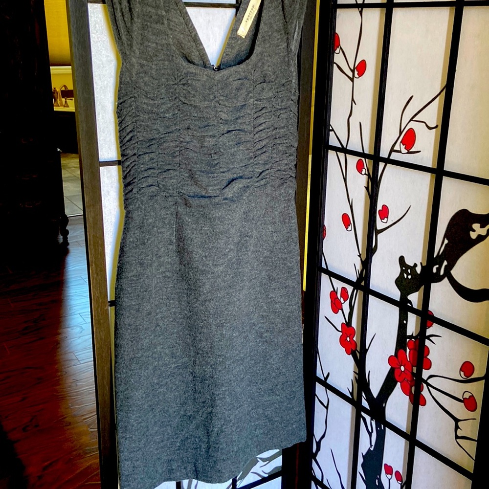 Grey wool dress size S
